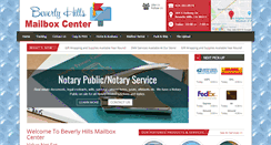 Desktop Screenshot of bhmailboxcenter.com